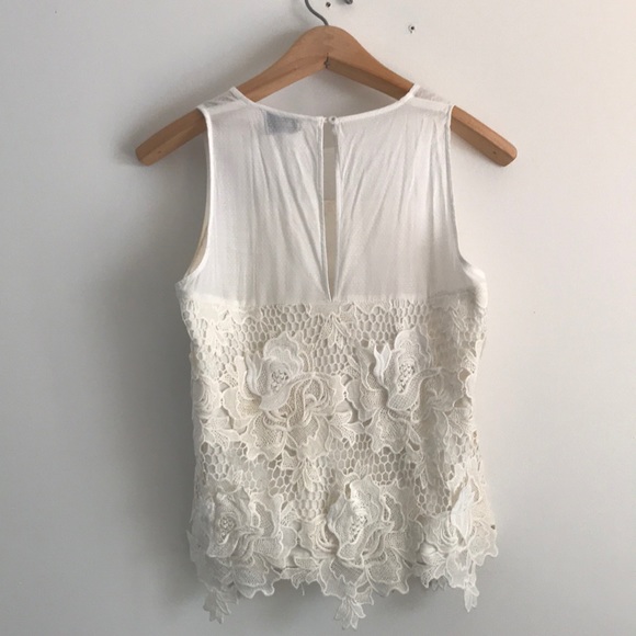 Anthropologie Greylin small crochet tank top - Picture 2 of 5